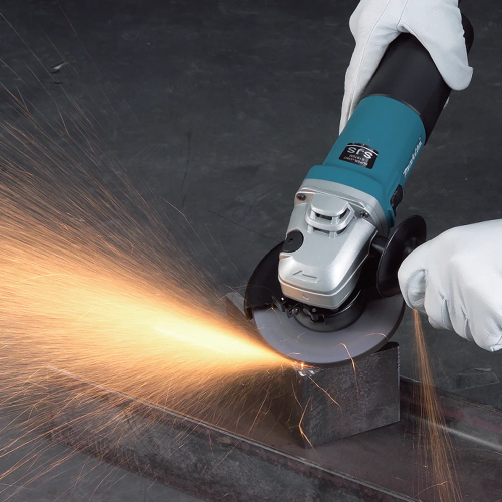Професійна кутова шліфувальна машина Makita 9565 CVR: 1400 Вт, Ø диска 125х22,23 мм, 12000 об/хв, вага 2.4 кг Київ - фото 9