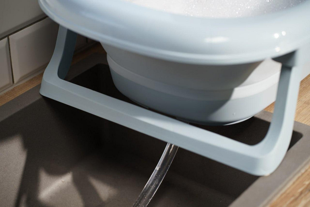 Дитяча складна ванна Foldable Bathtub із термометром Київ - фото 8