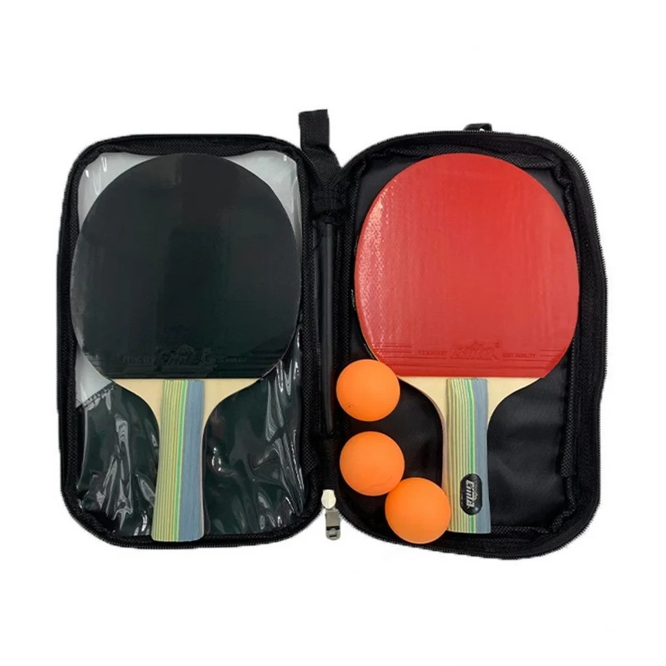 Набір для настільного тенісу "Cima" NE-CM-9 (2 ракетки, 3 кульки, чохол) Вінниця - фото 1