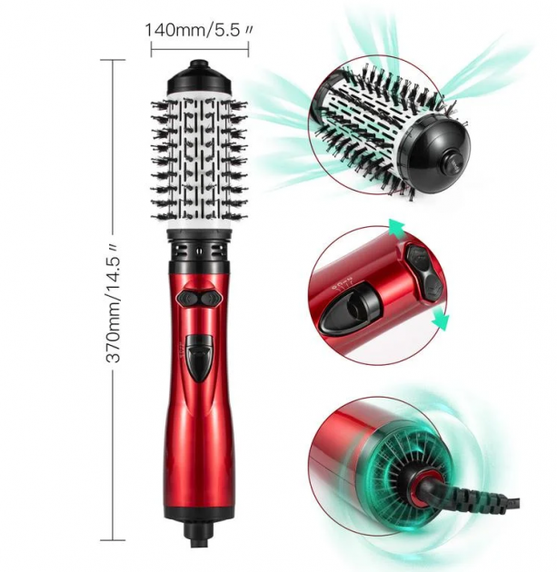 Фен щетка от сети,Gemei GM 4829 SBR Киев - изображение 9