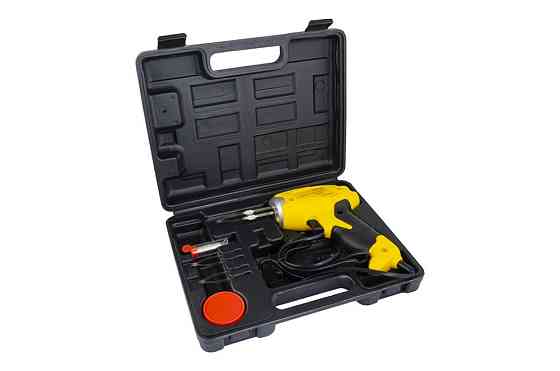 Паяльник імпульсний MASTERTOOL з трансформатором 100 Вт/220-240 V/50 Hz 0-400°С LED пластиковий кейс/аксессуари 44-0000 Коломия