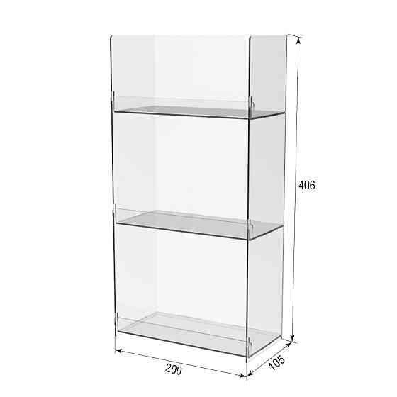 Подставка-витрина EKOSTAR 3-х ярусная 200х100х406 Киев