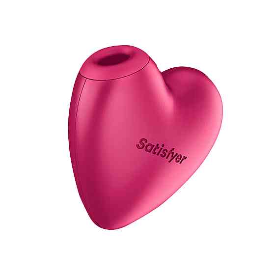 Розовый компактный стимулятор-сердце с Air Pulse и вибрацией Satisfyer Cutie Heart, 8 см Sex Aura Киев