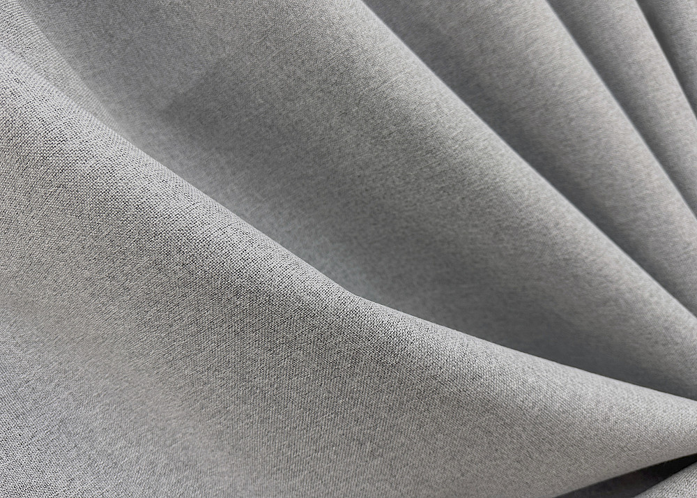 Комплект штор на люверсах VR-Textil Блекаут двосторонній ASHEN NIGHT № 1840ш Світло-сірий 150х270 см 2 шт (37-0281) Київ - фото 8