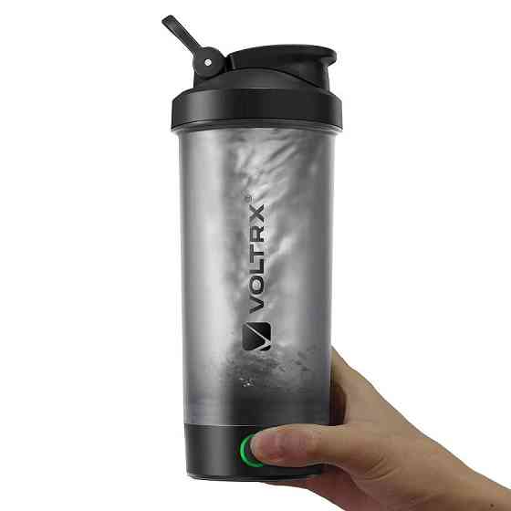 Шейкер спортивний електричний VOLTRX Merger 700 мл. Black Каменское