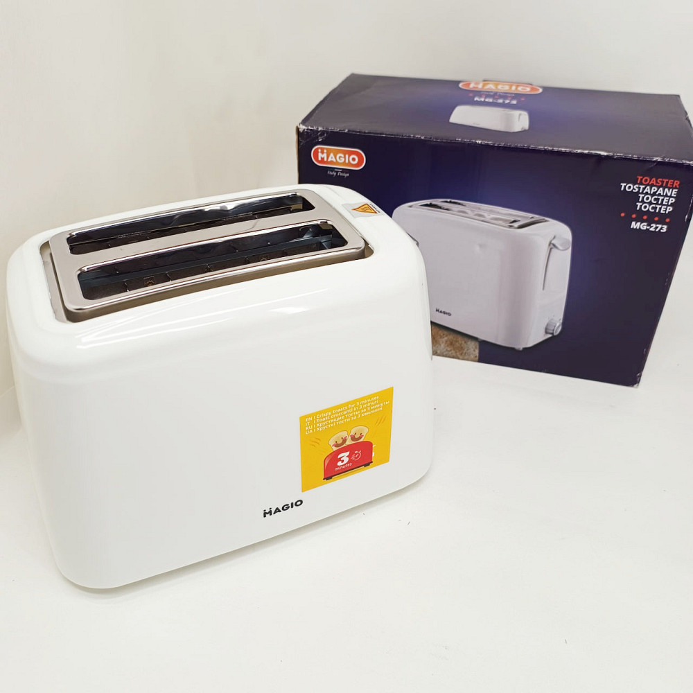 Тостер з підігрівом на різних рівнях MAGIO, Тостер з піддоном для збору крихт Маленький RF-29 Львів - фото 15