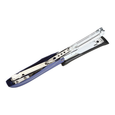 Степлер Buromax металевий МІНІ, 12 аркушів, (скоби №10), 110 х 25 х 45 мм, синій (BM.4150-02) Вінниця - фото 3