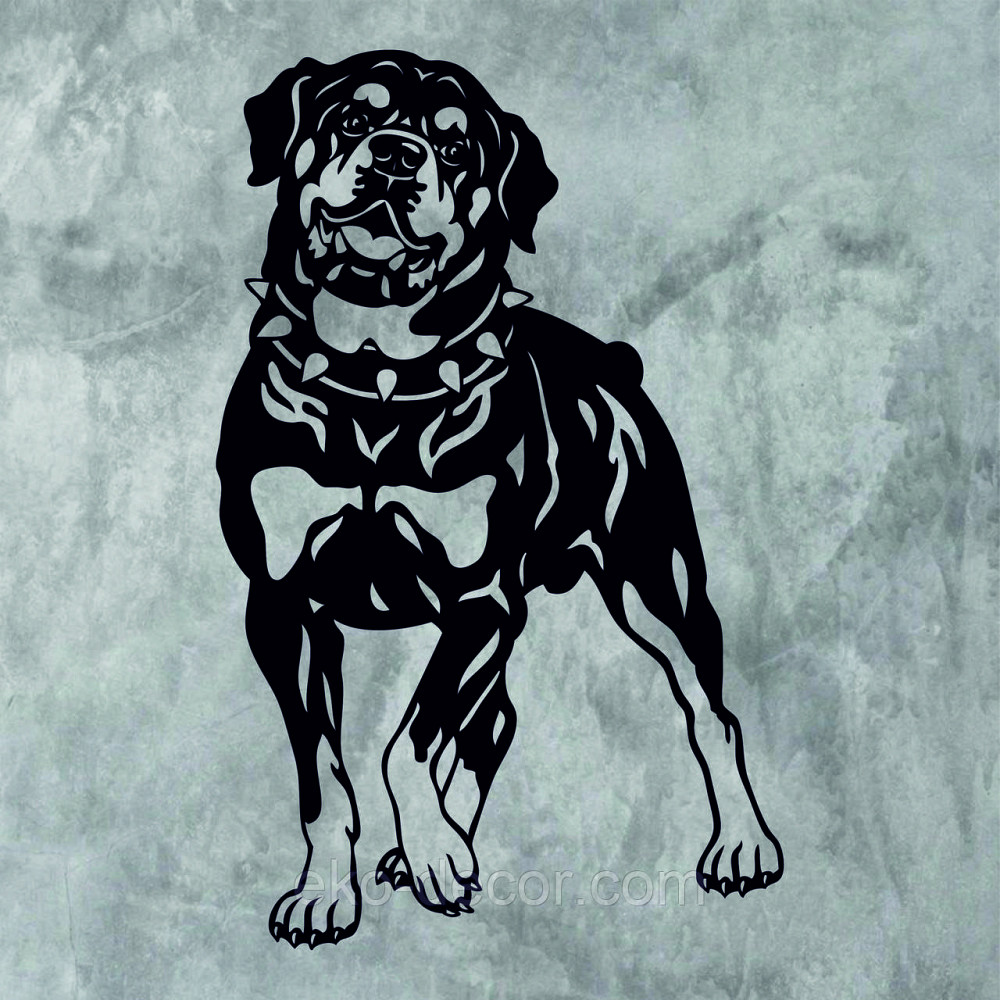 Декоративне настінне Панно «Ротвелер», Декор на стіну Київ - фото 9