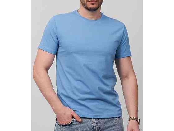 Футболка чол. Однотонна 2300м р.XL блакитний ТМ FERO Київ