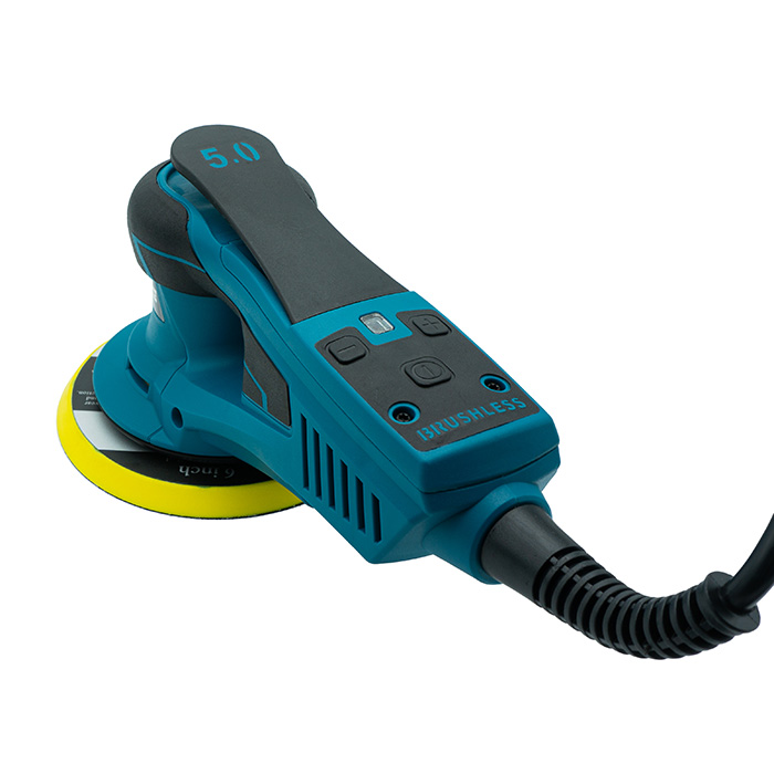 Потужна ексцентрикова шліфувальна машина PROFI-TEC PEGM150-5 BRUSHLESS : 400 Вт, розмір підошви 150 мм Київ - фото 5