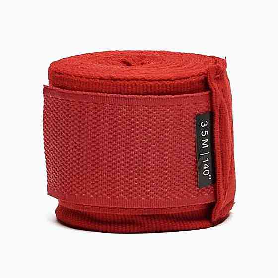 Бинти для боксу Leone AB705 Red 3.5m Кам'янське