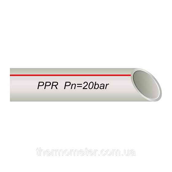 Труба VSplast PPR-AL-PIPE ф50 с алюминиевой фольгой (красные буквы на упаковке) Киев