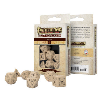 Набор кубиков для настольных игр Q-Workshop Pathfinder Rise of Runelords Dice Set (7 шт) (SPAT18) Винница - изображение 2