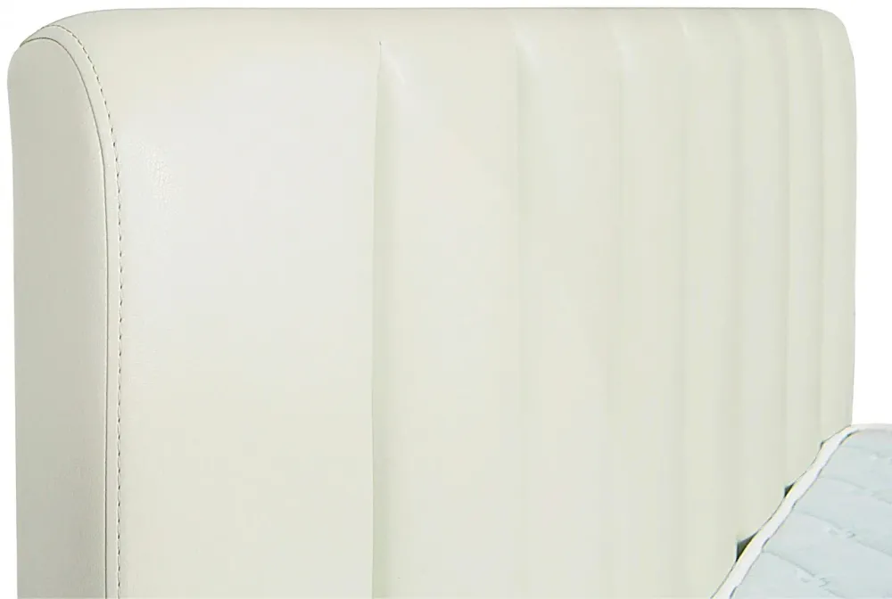 Ліжко Sanam Comfort 120 х 190 см Лаки White З підйомним механізмом та нішою для білизни Білий Київ - фото 3