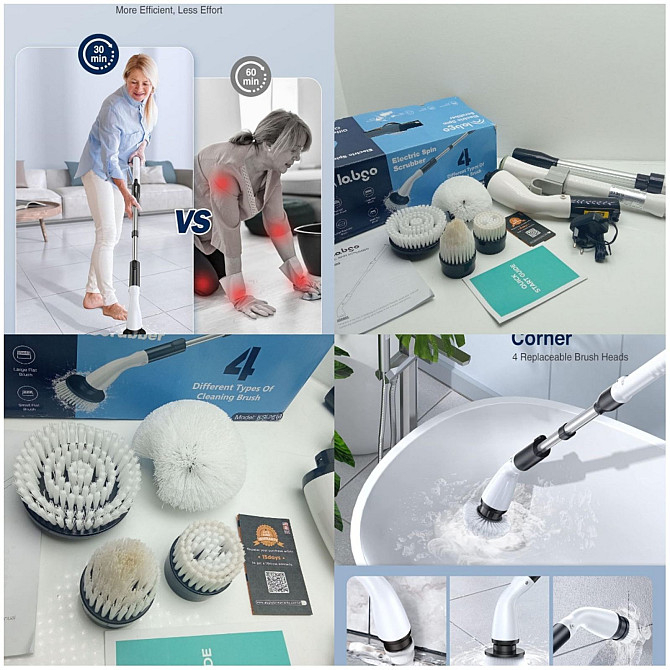 Електричний акамуляторний скруббер LABIGO KS-2619 4 в 1 (Б клас) Луцьк - фото 1