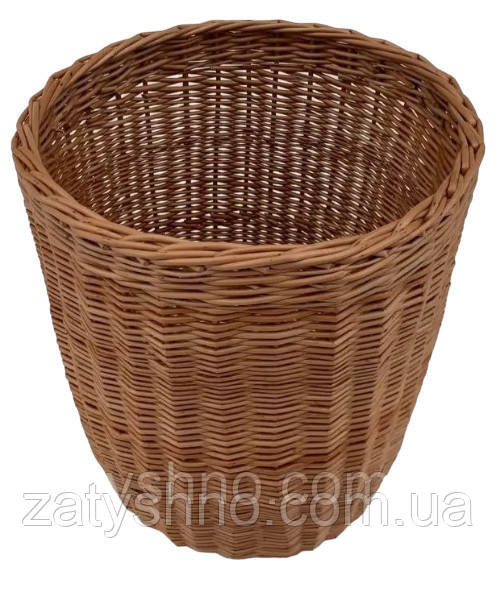 Кошик високий з лози Київ - фото 1