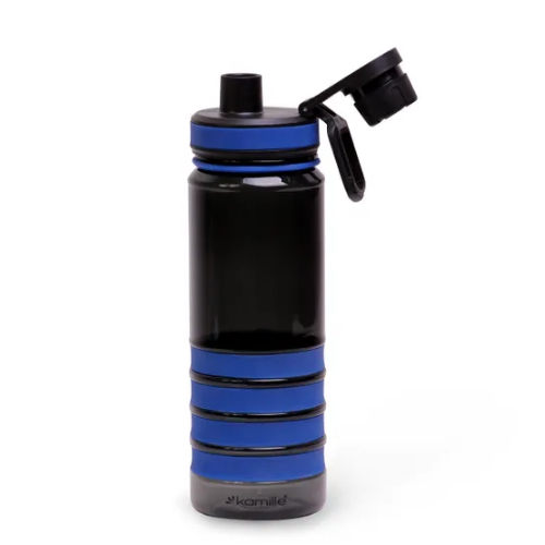 Пляшка спортивна 750мл трітан чорний/синій KAMILLE 2302 Житомир