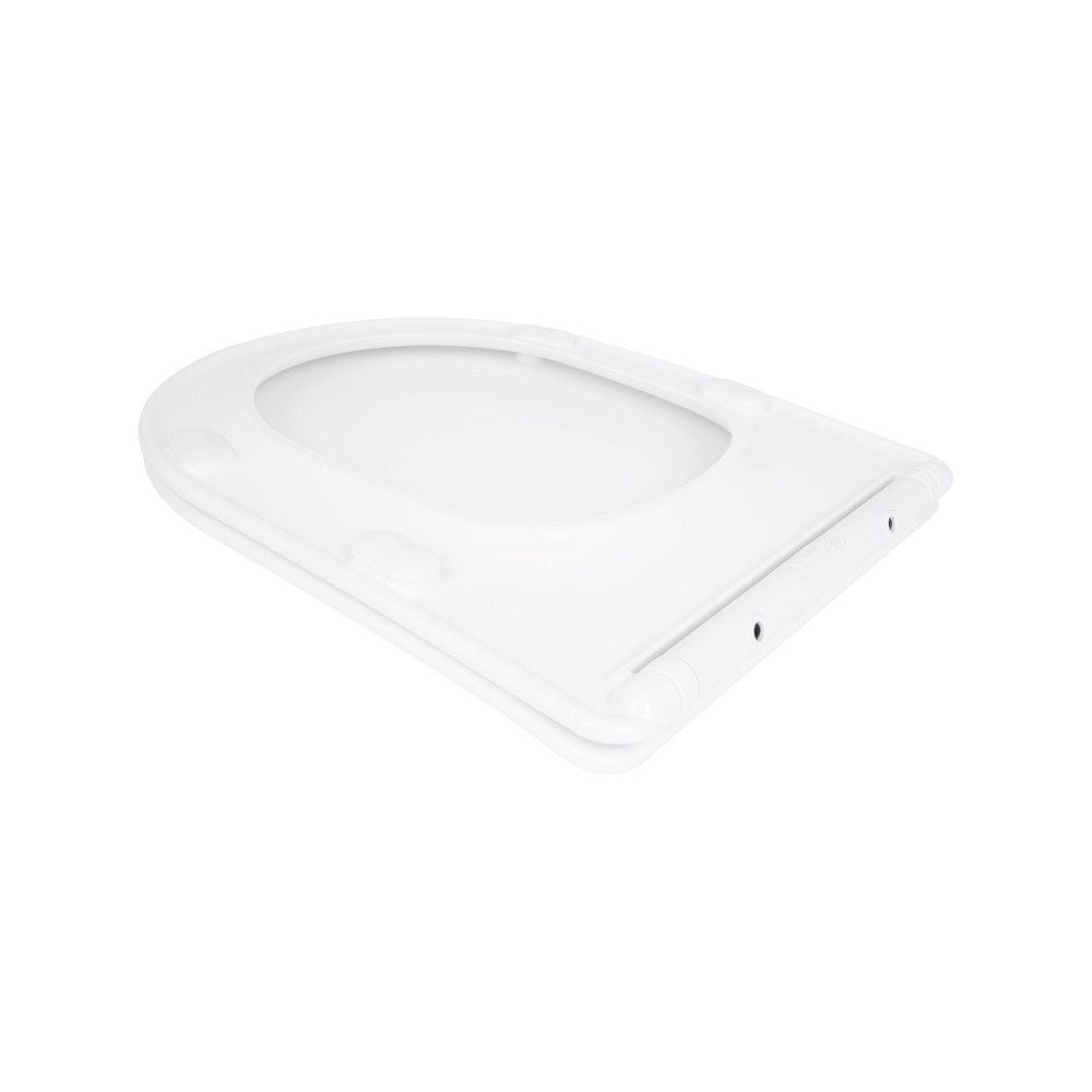 Сидіння для унітаза Qtap (Evia, Arvin, Leo 630) 410x330x22 мм, White, з мікроліфтом, Slim Duroplast, Quick Release QTSC179W49264 Київ - фото 9
