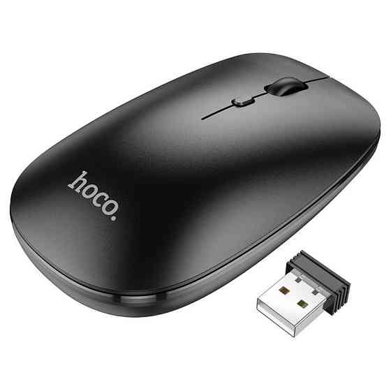Маніпулятор миша HOCO GM15 Art dual-mode business wireless mouse Black Київ