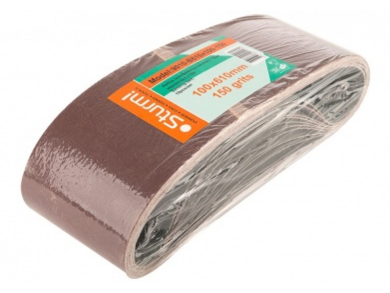 Шлифлента Sturm, 100x610, зерно 150, 10 шт 9010-B100x610-150 (читать описание) Ровно - изображение 1