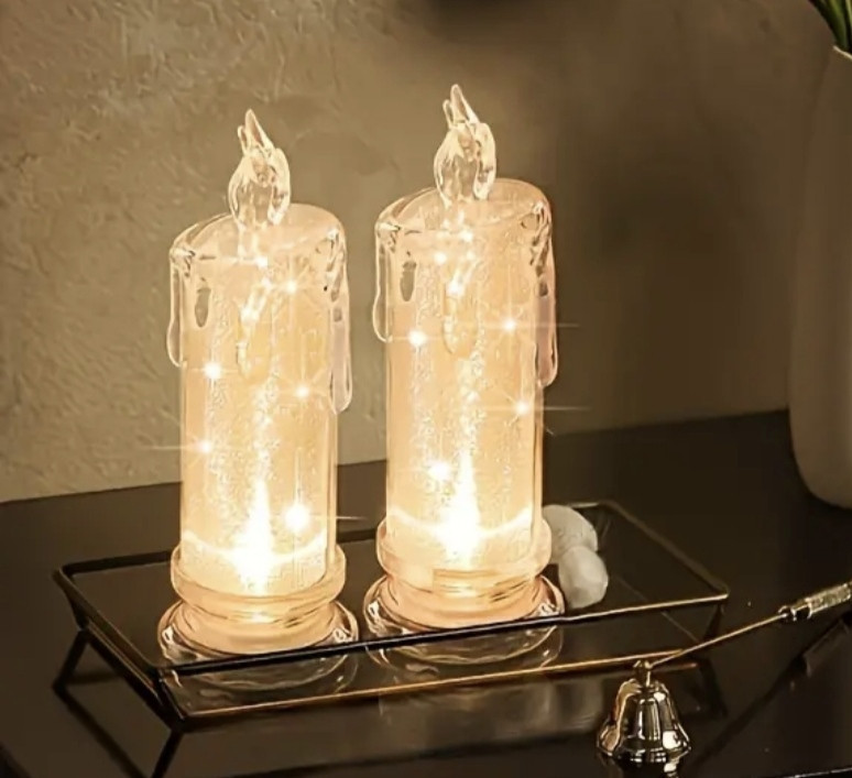 LED свічки на батарейках  1 шт 18х6 см Сміла - фото 2