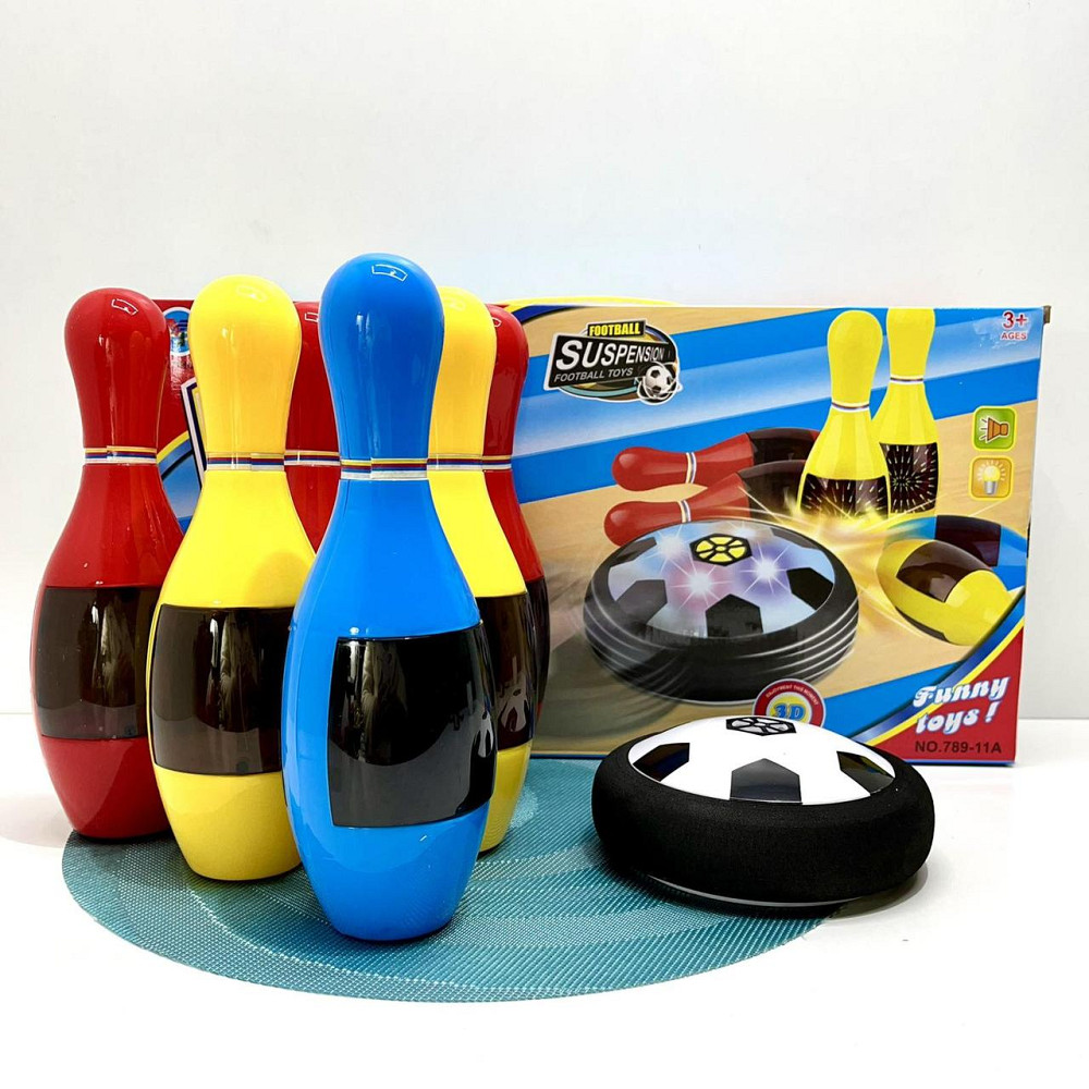 Ігровий набір для боулінгу кеглі 6шт аером'яч звук світло (MR 1378) Чернигов - изображение 6