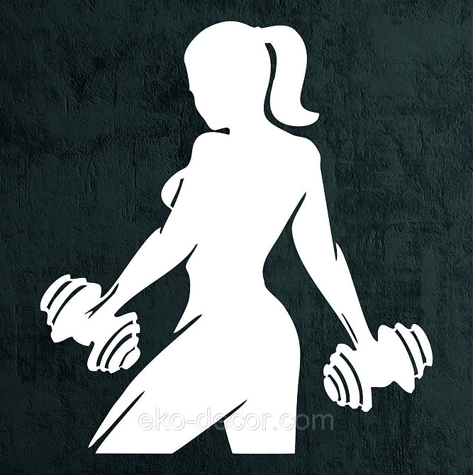 Декоративне настінне 3D Панно «Бодібілдінг» Декор на стіну з об'ємом 90*81 см, Білий Київ - фото 7