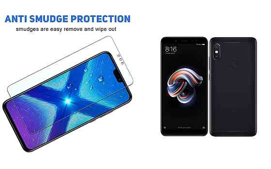 Захисне скло NeoGlass для Xiaomi Redmi Note 5, Note 5 Pro – надпрозоре та стійке Київ