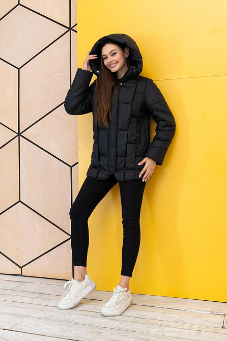 Женская модная демисезонная куртка. Курточка женская весенняя.  44-56р Киев - изображение 2