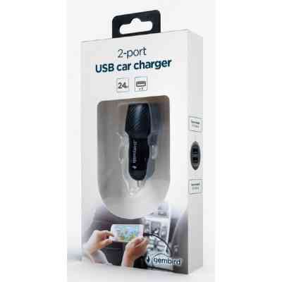 Зарядное устройство Gembird 2 port 4.8A (TA-U2C48A-CAR-01) Винница