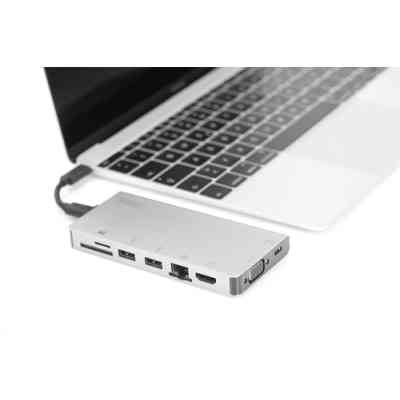 Концентратор Digitus Travel USB-C, 8 Port (DA-70866) Винница