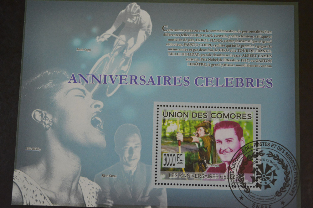 Коморы. Марки. История. Личности. Блок. 2009 год (В-5) Полтава - изображение 1