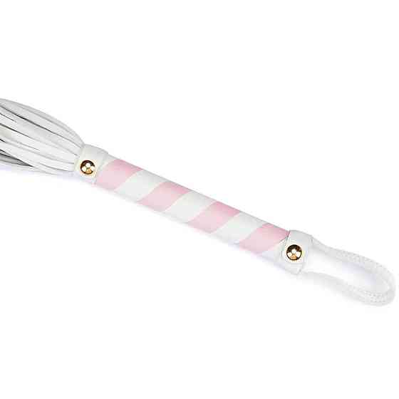 Флогер Liebe Seele White & Pink Leather Flogger Sex Aura Київ