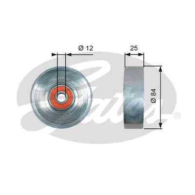 Натяжитель ремня с роликом Gates T39178 Винница