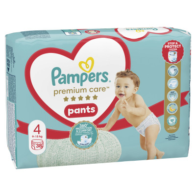 Подгузники Pampers Premium Care Pants Maxi Размер 4 (9-15 кг) 38 шт (8001090759832) Винница - изображение 2