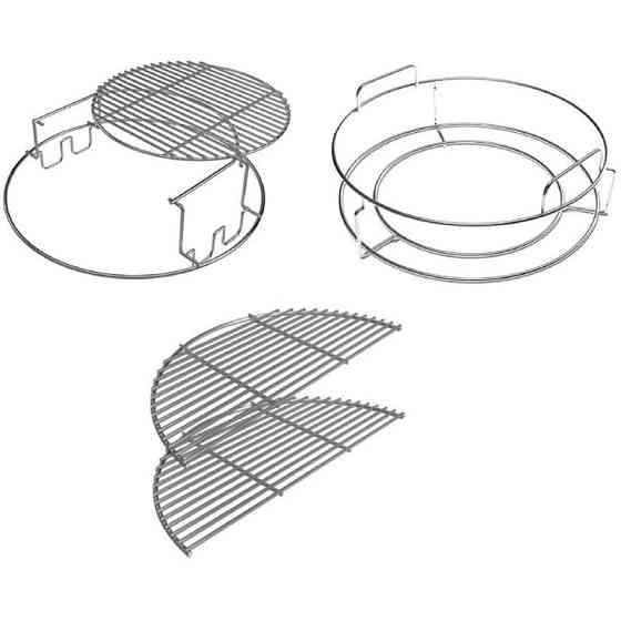 Решітка на 5 рівнів для гриля L металева Big Green Egg 120762 Код: 005797 Рівне