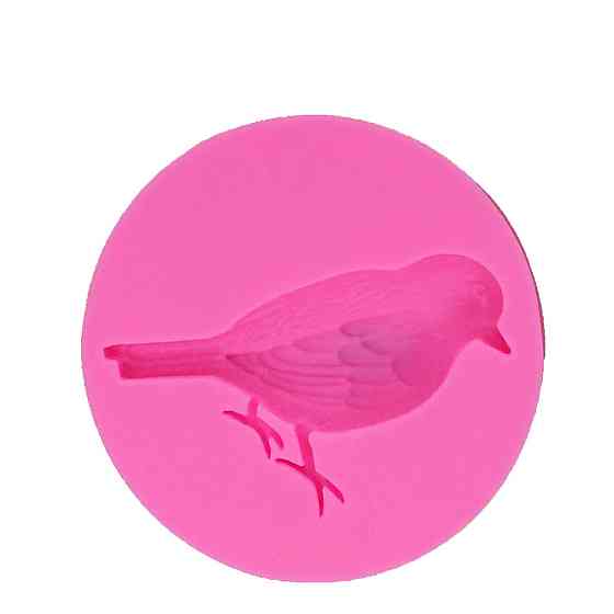 Молд силиконовый Голубь 55 мм розовый Киев