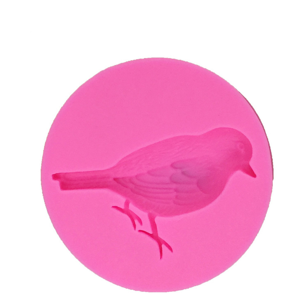 Молд силиконовый Голубь 55 мм розовый Киев - изображение 3