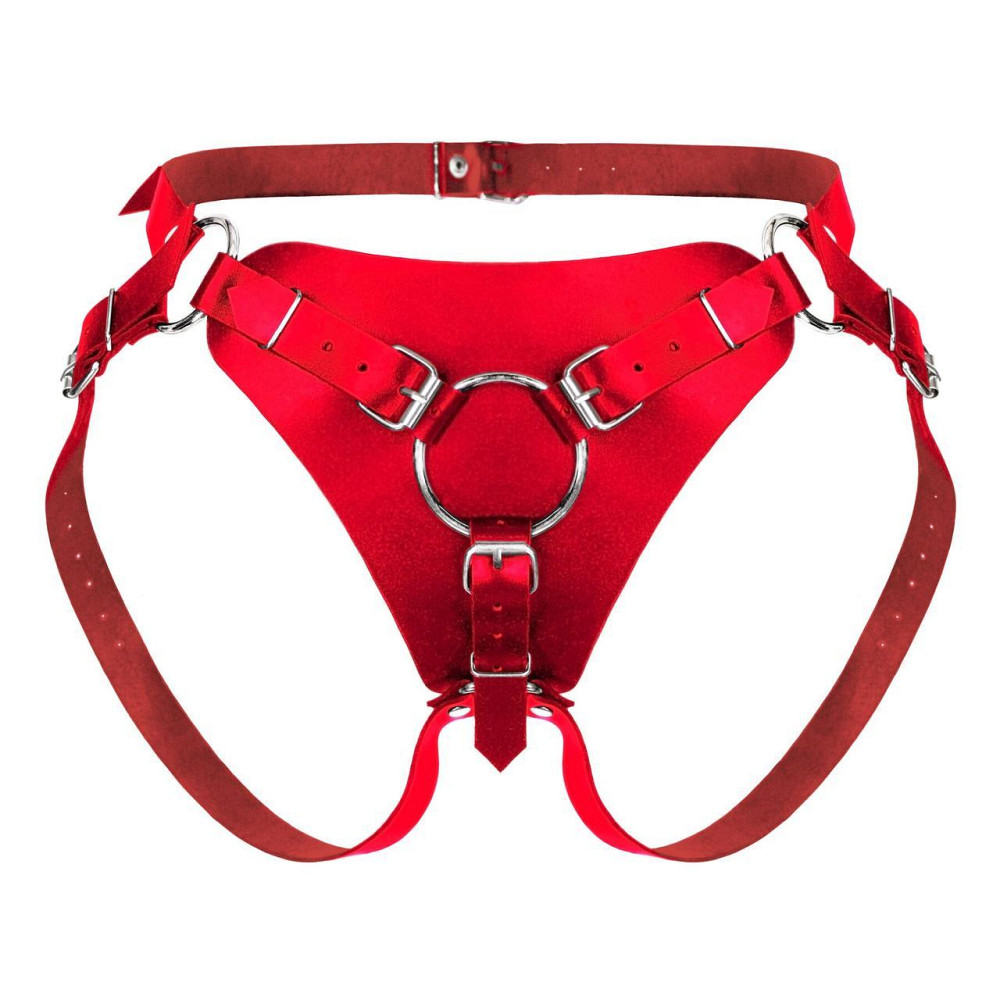 Труси для страпона Feral Feelings Strap-on Harness Red, red Sex Aura Київ - фото 1
