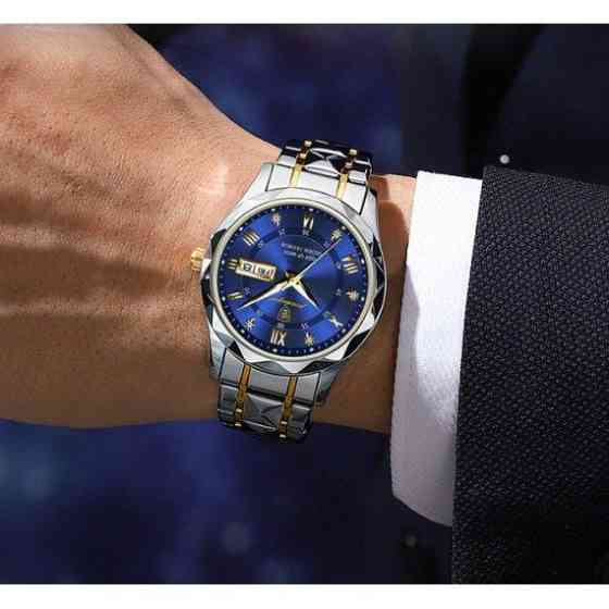 Годинник чоловічий наручний Poedagar Stava (Сріблястий) Вінниця