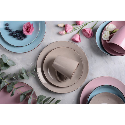 Тарілка Limited Edition Terra 26.7см Обідня Мокка (YF6001-1) Вінниця - фото 4