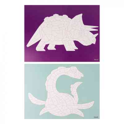 Набор для творчества 1 вересня Динозаврики Аппликация стикерами (954571) Винница