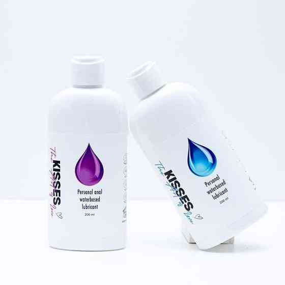 Лубрикант на водній основі Kisses 200 мл. – Інтимне мастило Вінниця