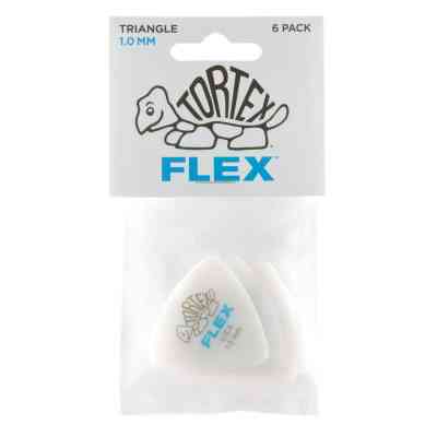 Медиатор Jim Dunlop Tortex Flex Triangle Pick 1.0mm 6 шт. (456P1.0) Винница