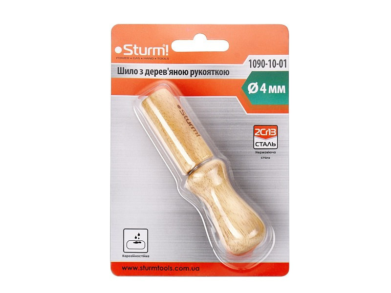 Шило с деревянной рукояткой Sturm 1090-10-01 (читать описание) Ровно - изображение 2