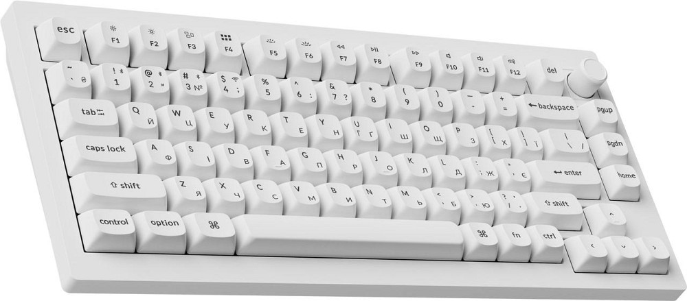 Клавіатура бездротова Keychron V1 Ultra Keychron Red Switch White RGB (V1U-F1-UA) ( 29008 ) Харьков - изображение 3