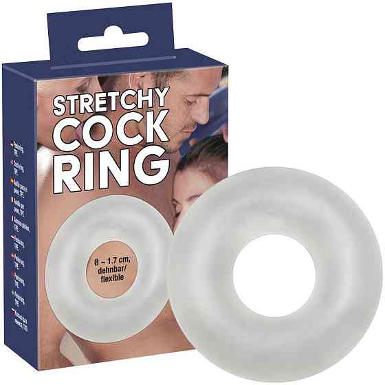 Ерекційне кільце - Stretchy Cock Ring Clear Sex Aura Київ