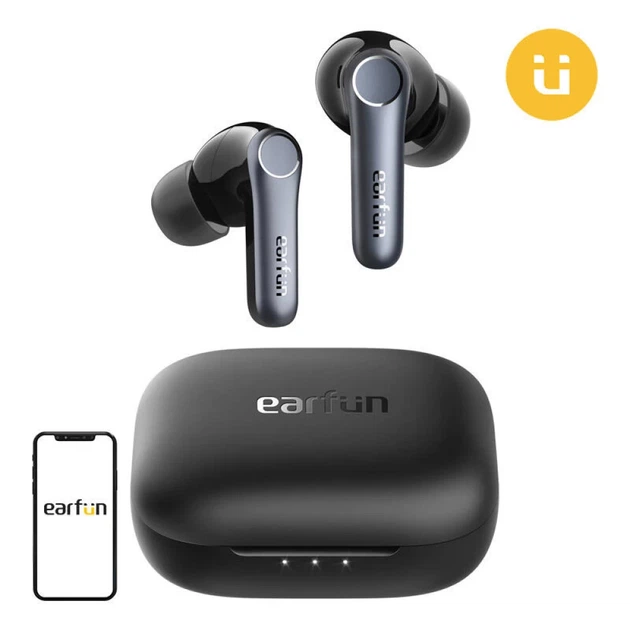 Бездротові навушники EarFun Air Pro 4 TW600, TWS, Bluetooth 5.4, ANC до 50 дБ, aptX Lossless, LDAC, 52 год, чорні Київ - фото 2