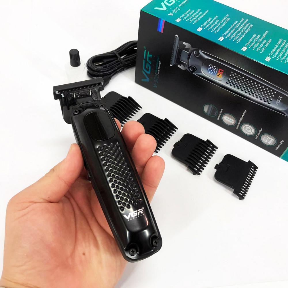 Модний машинка для стрижки волосся, Акумуляторна машинка для стрижки і укладання волосся OC-63 Київ - фото 5