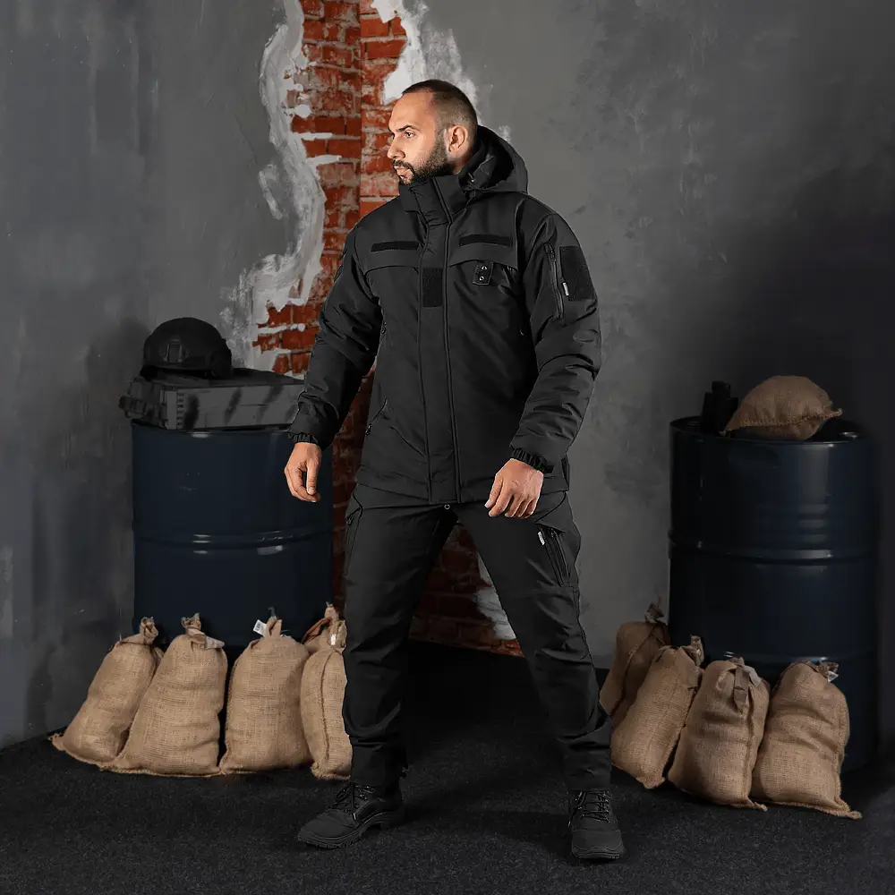 Тактична тепла чоловіча куртка Patrol System 3.0 Чорна XL Вінниця - фото 4